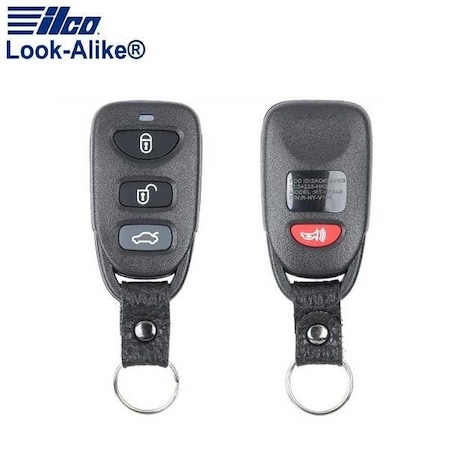 Ilco LAL RKE-HYUN-4B2 Hyundai Veloster 4 Button Remote Keyless Entry (NYOSEKS-TF10ATX) ILCO-AX00012400
